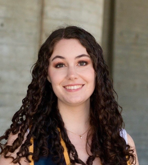 picture of a person with long wavy dark hair